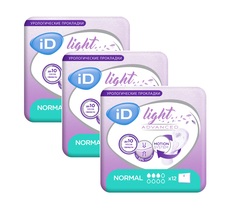 Урологические прокладки iD Light Advanced Normal 12 шт 3 уп.
