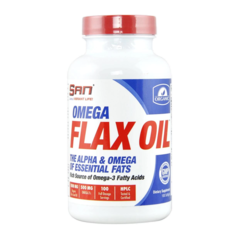 Омега Omega Flax Oil SAN 100 гелевых капсул