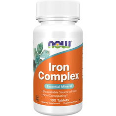 NOW Iron Complex 100 таблеток