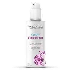 Гель-лубрикант Wicked Simply Aqua Passion Fruit со вкусом маракуйи 70 мл
