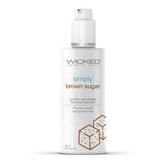 Гель-лубрикант Wicked Simply Aqua Brown Sugar со вкусом коричневого сахара 70 мл