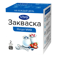 Виво закваска бактериальная йогурт vivo 0,5г №4
