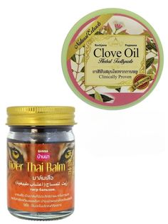 Набор тайский бальзам Banna тигровый 50г и зубная паста Rochjana