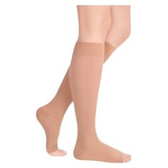 Гольфы ID-210 Luomma, 2 кл. компр., длинные, карамель M