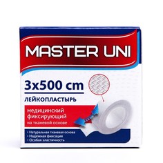 Лейкопластырь Мастер Юни 3 х 500 см на тканевой основе Master Uni