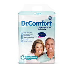 Подгузники для взрослых Dr.Comfort р. L талия 100-150 см 7шт.