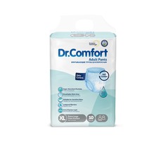 Подгузники-трусики для взрослых Dr. Comfort р. XL талия 120-170 см 30 шт.
