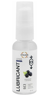 Интимный гель-смазка на водной основе VITA UDIN с ароматом ежевики - 30 мл.