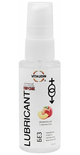 Интимный гель-смазка на водной основе VITA UDIN с ароматом персика - 50 мл.