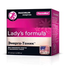 Добавка биологически активная Ladys formula Энерго-тоник 30 капсул