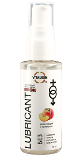 Интимный гель-смазка "Vita Udin" с ароматом персика (дозатор) 50 мл