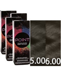 Крем-краска для волос POINT спайка тон 5.00 2шт*100мл + тон 6.00 2*100мл