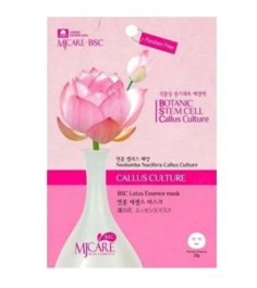 Маска тканевая MIJIN с экстрактом лотоса MJ Care BSC Lotus Essence Mask, 25гх3шт.