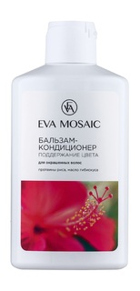 Бальзам-кондиционер Поддержание цвета Для окрашенных волос Eva Mosaic с протеинами риса