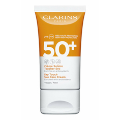 Солнцезащитный крем для лица Clarins Creme Solaire Toucher Sec Visage SPF50+, 50 мл