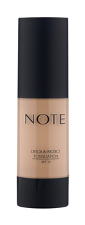 Защитная тональная основа для лица Note Detox And Protect Foundation SPF 15 30мл