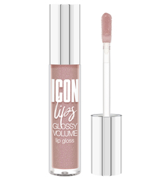 Блеск для губ Luxvisage Icon Lips Glossy Volume с эффектом объема, №505 Ice Beige, 3,4 г