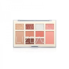 Палетка теней для глаз Lizda тон 01 Lizda mood fit palette softly letter, 11,6г