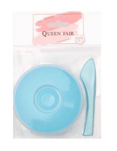 Набор косметический для масок, 2 предмета, цвет голубой 5247712 Queen Fair
