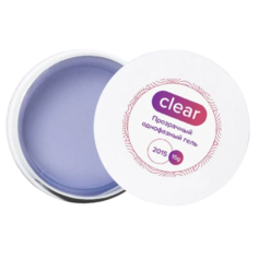 Гель для наращивания Conflate Nail Professional прозрачный однофазный clear 15 г