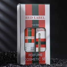 Подарочный набор мужской Red Label, гель для душа 250 мл, парфюмерная вода, 30 мл Vogue Collection