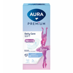 Прокладки классические ежедневные Aura Premium Ультра 40 шт