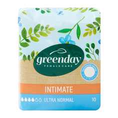 Прокладки женские "Green Day. Ultra Normal Dry" (10 штук)