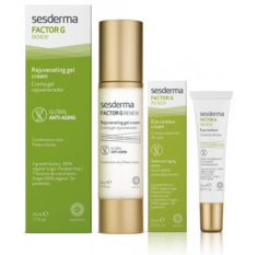 Набор Sesderma Крем-гель омолаживающий + Крем для зоны вокруг глаз Factor G, 50 мл + 15 мл