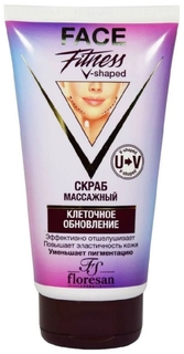 Флоресан (Floresan) Face Fitness СКРАБ МАССАЖНЫЙ Клеточное обновление, 150мл. арт.Ф-428 No Brand