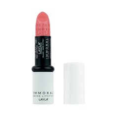 Помада для губ Layla Cosmetics блестящая Immoral Shine Lipstick N4