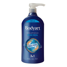 Гель для душа Bodyart Energy 3 в 1 for men 750 мл