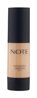 Тональная основа для лица Note Detox And Protect Foundation SPF 15 30мл