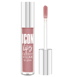 Блеск для губ Luxvisage Icon Lips Glossy Volume с эффектом объема, №503 Nude Rose, 3,4 г