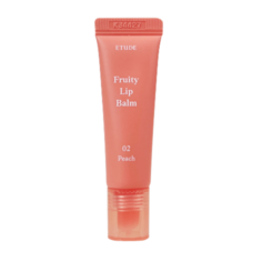 Бальзам Etude для губ с ароматом персика Fruity lip balm #02 peach, 10г