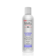 Шампунь оттеночный ChiIonicColor Illuminate Shampoo Platinum Blonde Платиновый Блонд 355мл