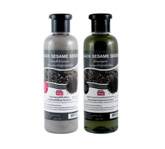 Набор Набор Black Sesame Seeds Шампунь + Кондиционер для Волос Черный Кунжут, 360 мл+360 м Banna