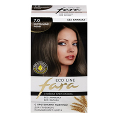 Краска для волос Fara Eco Line тон 7,0 натуральный русый 125 г