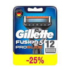 Сменные кассеты Gillette Fusion 5 Proglide, 12 шт.