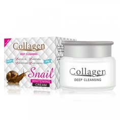 Крем Try Me Collagen для лица с муцином улитки и коллагеном 80 г