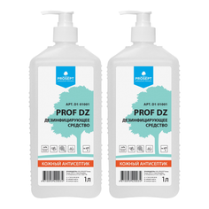Комплект Кожный антисептик PROSEPT PROF DZ на основе изопропилового спирта 1 л х 2 шт.
