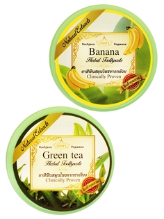 Набор зубных паст Rochjana с экстрактом банана 30 г + с экстрактом зеленого чая 30 г