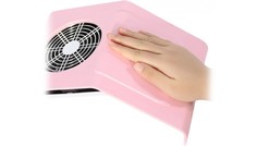 Мощный маникюрный пылесос Nail Dust Collector Pink