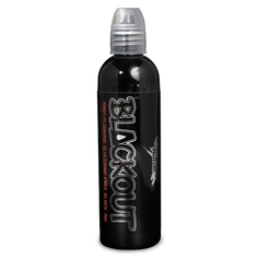 Краска для тату World Famous Blackout черная, 240 мл, черная
