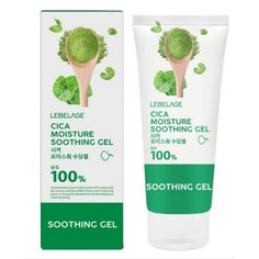 Гель с экстрактом центеллы Lebelage Cica Moisture Soothing Gel, успокаивающий, 100 мл