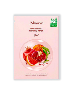 Омолаживающая маска для лица JMsolution FRUIT INFUSED FIRMING MASK HALAL, 1 шт.