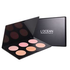 Палетка румян L’ocean Hole Blusher, 6 оттенков, профессиональная, 10г x 6