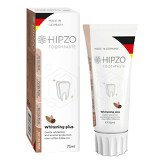 Зубная паста Hipzo Whitening plus Чай-кофе-табак безопасное отбелив. и защита эмали 75 мл