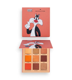 Палетка теней для век I Heart Revolution Makeup Looney Tunes Sylvester 9 г