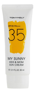 Солнцезащитное средство для детей Tony Moly Kids & Mom (SPF 35) 60 мл