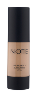 Защитная тональная основа для лица Note Detox And Protect Foundation SPF 15 30мл